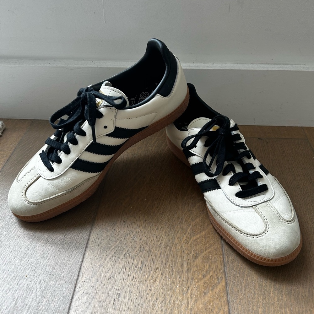 Adidas Samba Cream White Black Sand Strata 9M 10W